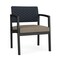 Lesro Lenox Steel Wide Guest Chair Metal Frame, Black, RS Night Sky Back, MD Farro Seat LS1201 - alternate 1